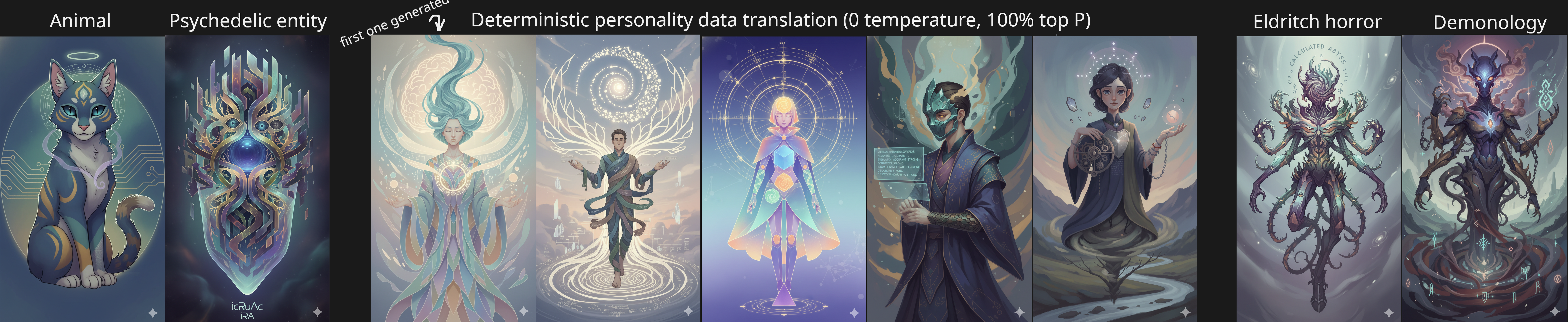 Personality portraits